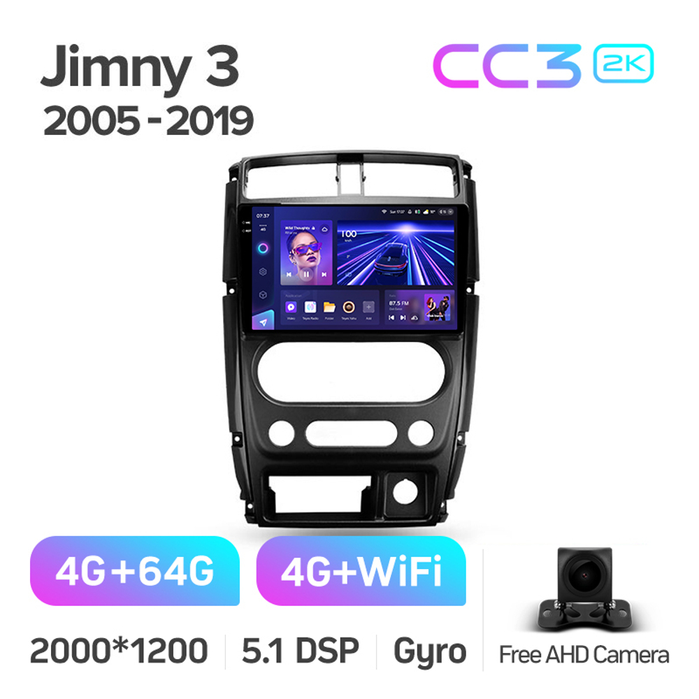 Teyes CC3 2K 9"для Suzuki Jimny 2005-2019