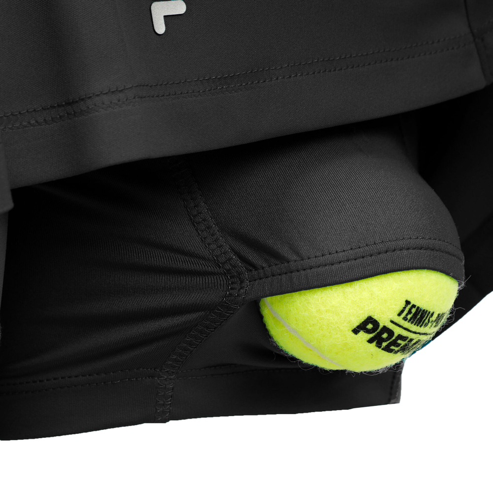 Женская теннисная юбка Fila Georgina Skirt Women - Black, White