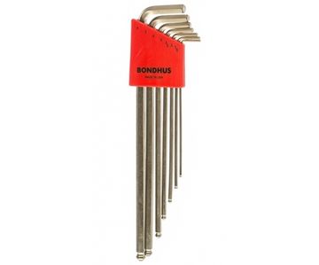 Набор из 7 хромированных ключей с шариком BONDHUS 1.5-6mm XL 17092