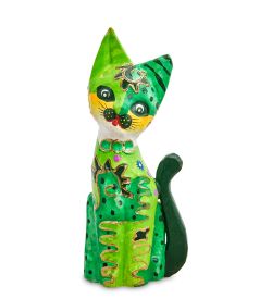 Decor and Gift 99-108 Фигурка «Кошка» н-р из двух 25, 20 см (албезия, о.Бали)