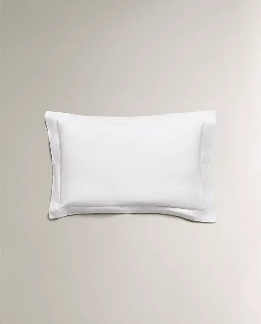 ZARA HOME НАВОЛОЧКА ИЗ ПЛОТНОГО САТИНА, БЕЛЫЙ