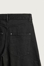 БРЮКИ BALLOON FIT В ТОНКУЮ ПОЛОСКУ — ZARA