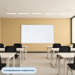 Доска магнитно-маркерная 100х200 см КОМУС в алюм. проф., лакo9c