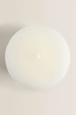 ZARA HOME ЦИЛИНДРИЧЕСКАЯ СВЕЧА, БЕЛЫЙ