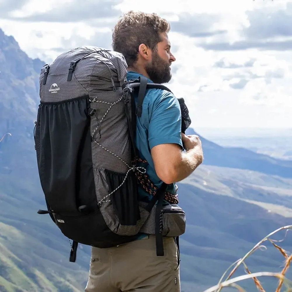 РЮКЗАК NATUREHIKE ROCK SERIES NH19BP095 60L+5L С РАМОЙ