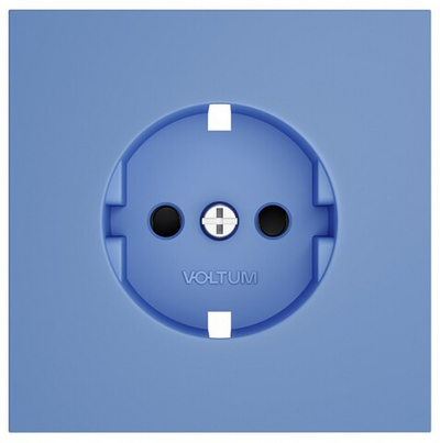 Накладка для розетки с заземлением и со шторками Voltum S70 VLS000715