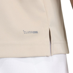Мужская теннисная футболка Adidas Club Tennis Climacool 3-Stripes — khaki three