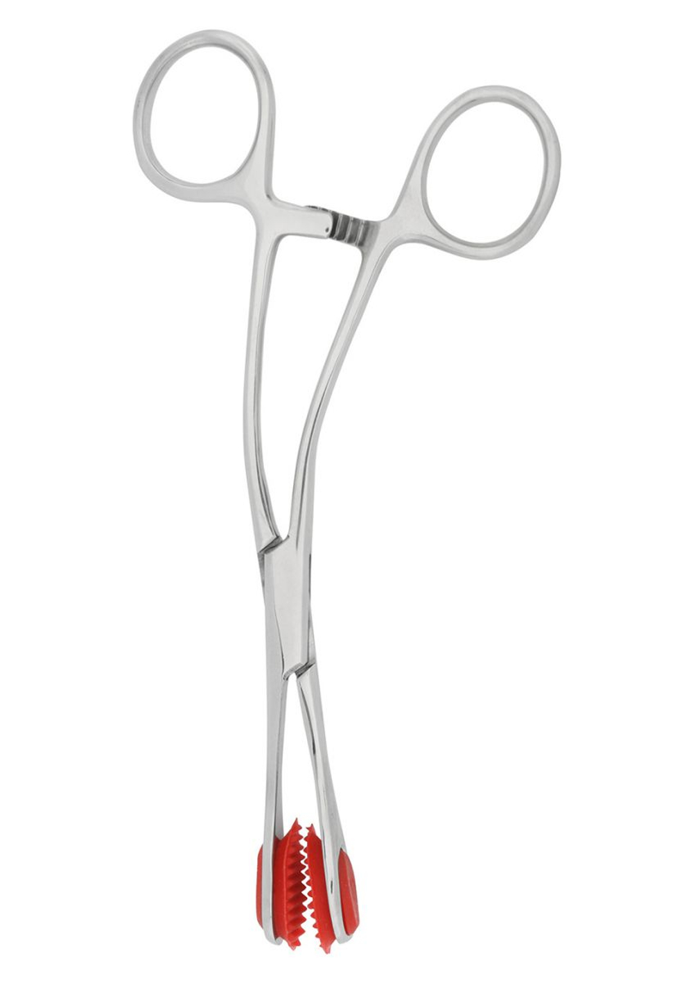 Стимулятор в виде зажима Scissor Clamp (Цвет: серебро)