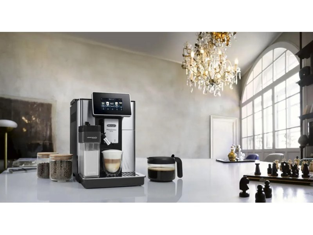 Кофемашина DeLonghi ECAM610.75.MB черный/серебристый