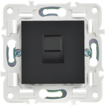 SKANDY Розетка компьютерная RJ45 кат.5E SK-K01Bl черный IEK