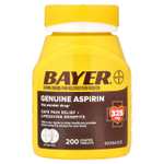 Bayer, натуральный аспирин, 325 мг, 200 таблеток, покрытых оболочкой