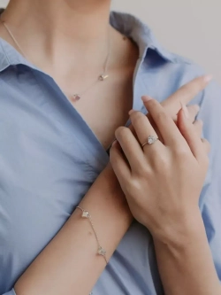 Браслет Миражи с кристаллами-хамелеонами Swarovski