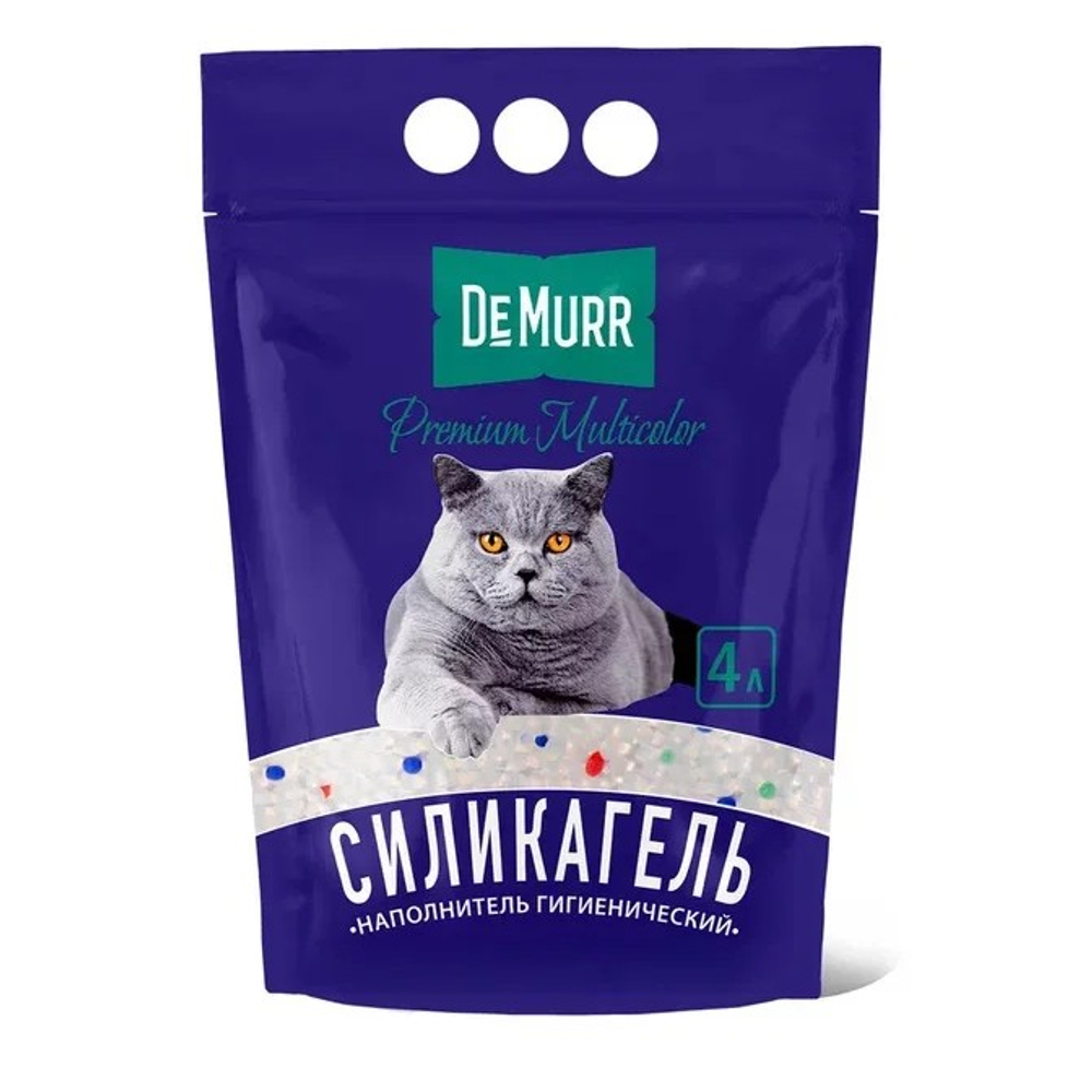 Наполнитель DEMURR PREMIUM силикагель для кошек 8 л