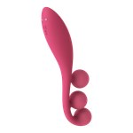 Мультифункциональный вибратор для тройной стимуляции Satisfyer Tri Ball 1 красный