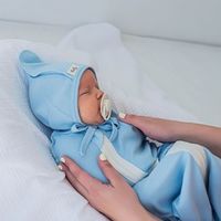 Чепчик "Светлый деним" 0+