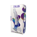 Прозрачный фаллоимитатор на присоске Stallion Jelly Dildo - 22 см. (Цвет: прозрачный)