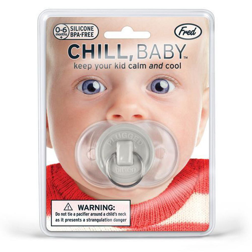 Пустышка (соска) Chill Baby Пробка Fred&Friends