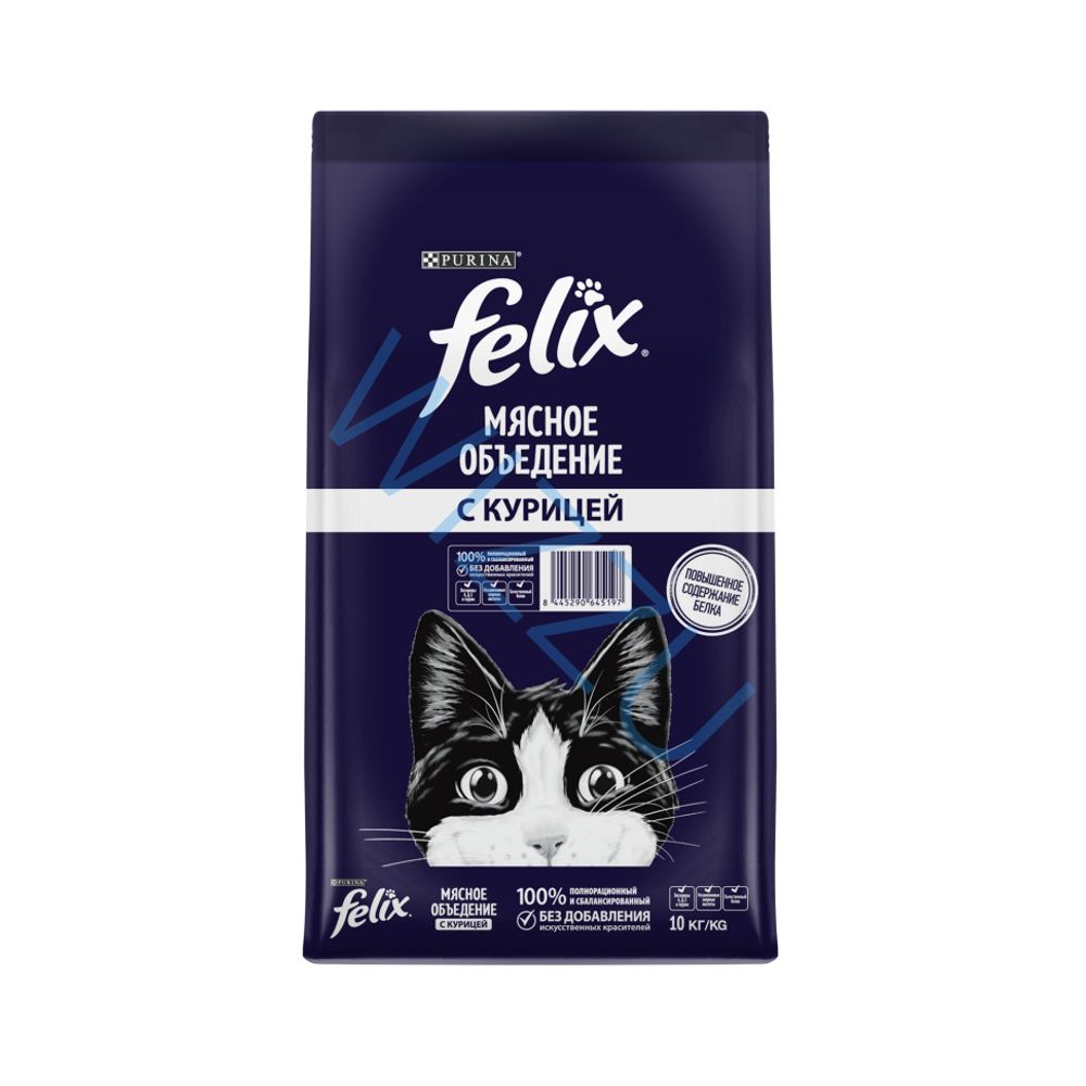 FELIX Мясное объедение Курица 10х200г