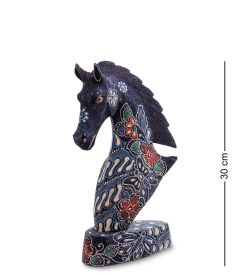 Decor and Gift 10-015 Фигурка «Лошадь» набор из трех 25,20,15 см (батик, о.Ява)