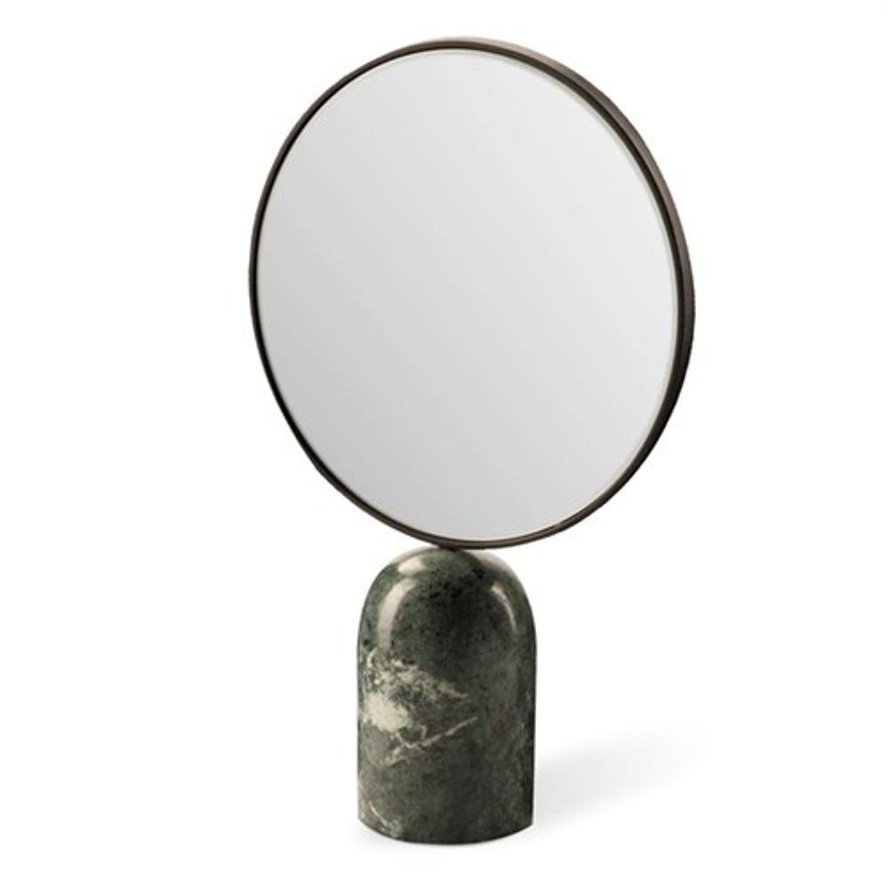 Зеркало Round marble green