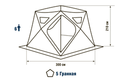 Палатка зимняя HIGASHI CHUM PRO DC