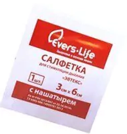 Салфетка с нашатырем для стимуляции дыхания Evers Life