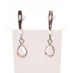 Серьги из Горного хрусталя, Серебро 925 проба
