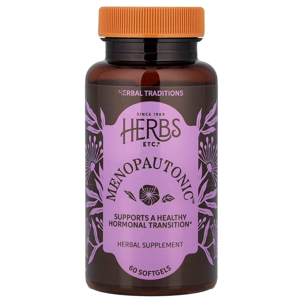 Herbs Etc., Menopautonic™, 60 капсул (400 мг в 1 капсуле)