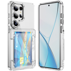 Прозрачный чехол Lumen Case с подставкой 2‑в‑1 и отделением для карт: Samsung Galaxy S26 Ultra