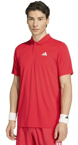 Мужское теннисное поло Adidas Club Tennis — pure ruby