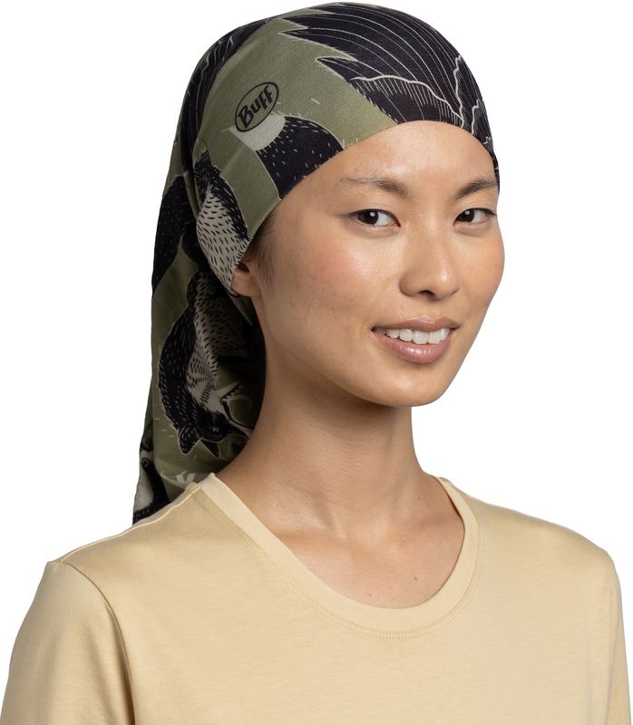 Бандана Buff CoolNet UV Rub Chomp Khaki Фото 3