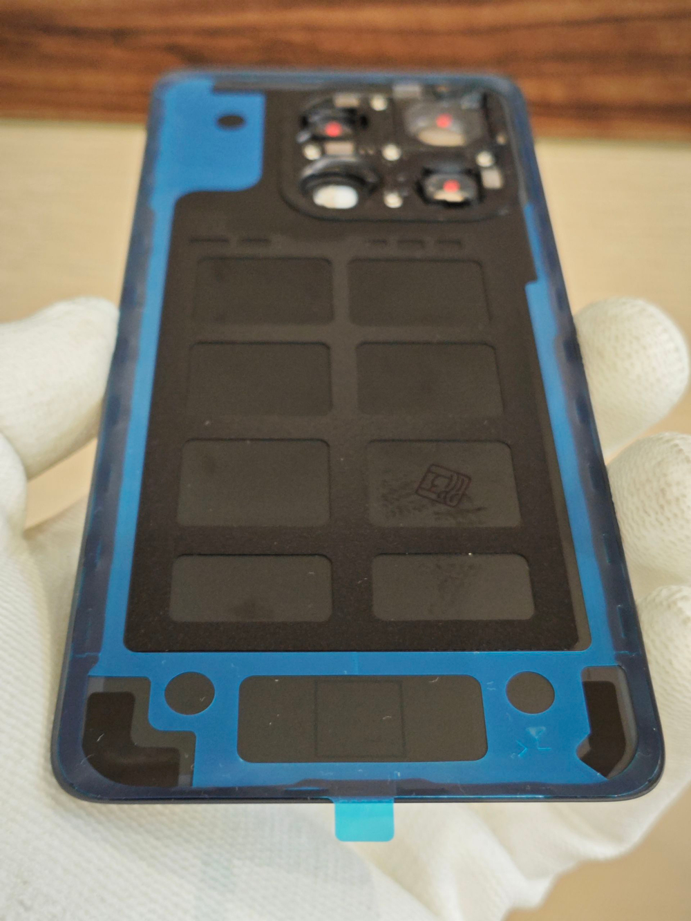 Задняя крышка ORIGINAL для Xiaomi 14T Pro 2407FPN8EG - ( заднее стекло ) цвет: Голубой / Titan Blue