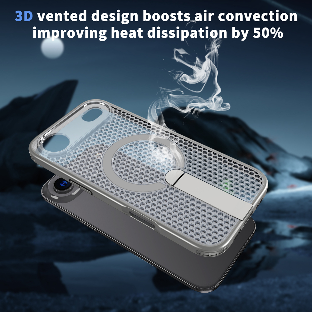 Прозрачный чехол Mesh Pro Magnetic Case для iPhone 17 Air