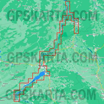 C-MAP Россия Сибирь Новосибирское вдхр, Обь, Томь для Lowrance / Simrad / B&G  MAX-N+ RS-Y510