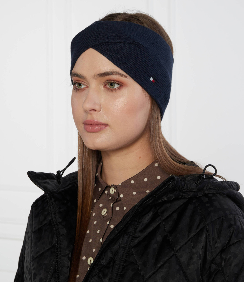 Opaska ESSENTIAL FLAG Tommy Hilfiger - темно-синий(AW0AW15312)