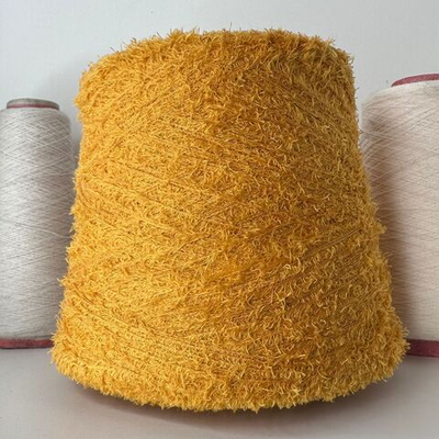 DAFFODIL - Luxury Selection by Ri.Go; 70% меринос, 30% шёлк; 390м/100гр; Травка; col. 1055, цвет: апельсиновый MP