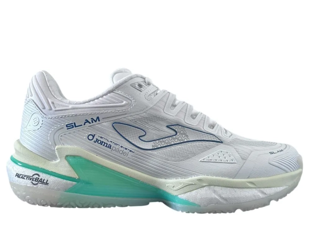 Женские кроссовки для padel Joma Slam Lady 2602 - white