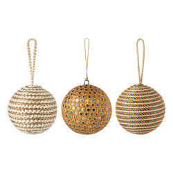 Набор елочных украшений 3шт Tkano Disco balls New Year Essential