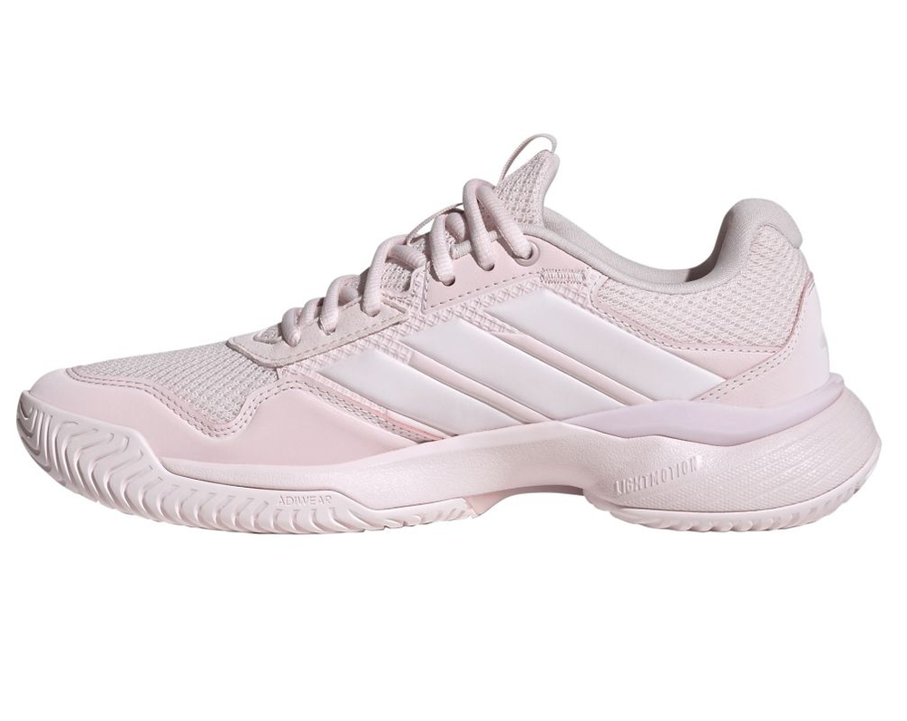Женские теннисные кроссовки Adidas GameCourt 3 W - distilled pink/distilled pink/footwear white
