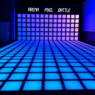 Интерактивный светодиодный пол «Арена Pixel battle» 364шт максимальная комплектация 33 кв. м.