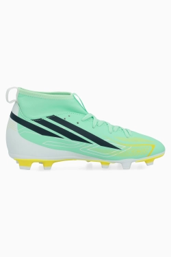 Бутсы adidas F50 Club Hyperfast Mid FG/MG Junior - бирюзовый