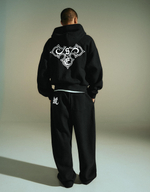 Мужские брюки balloon fit из вафельной ткани с вышивкой - BERSHKA