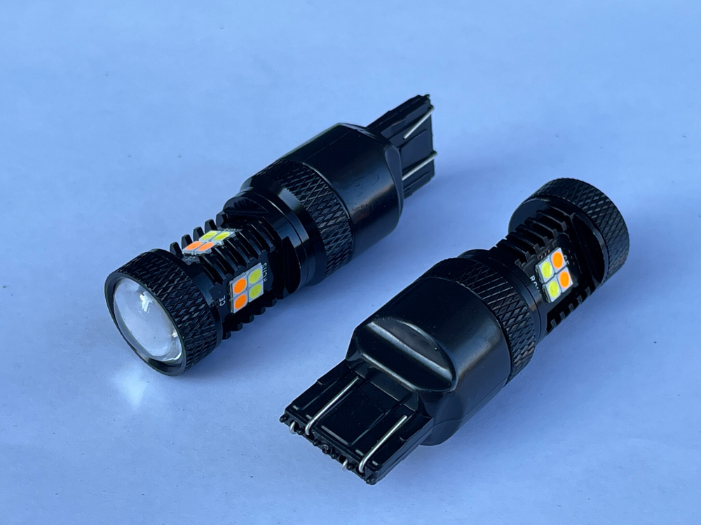 W21/5W - T20 -16 диодов/ Лампа 11 LED (2 шт. / комплект)