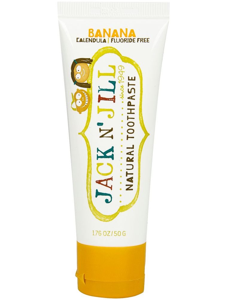 Jack N jill natural toothpaste Banana 50g (натуральная органическая зубная паста с бананом) Jack N jill natural toothpaste Banana 50g (натуральная органическая зубная паста с бананом)