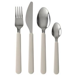 Набор столовых приборов на 4 персоны IKEA UPPHOJD (УППХОЙД), Бежевый, 16 шт