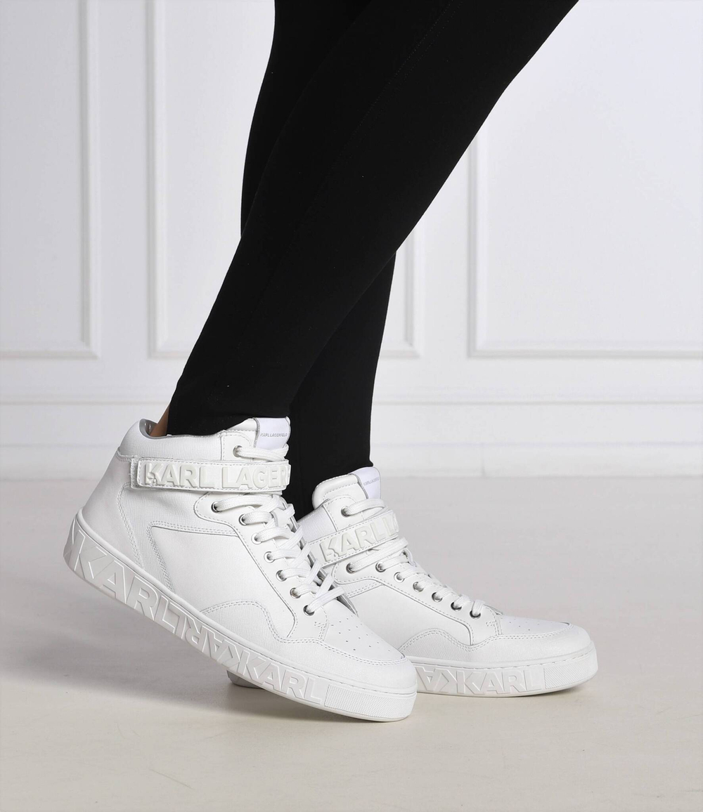 Кожаные кроссовки kupsole iii Karl Lagerfeld - белый(KL61055)
