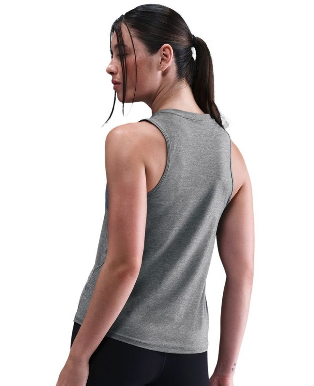 Женский топ теннисный Nike Dri-FIT Nike One Classic - smoke grey/white