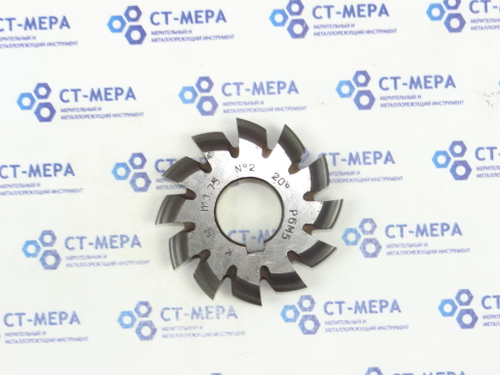 Фреза дисковая зуборезная М3.75 №2 Р6М5 Z=12 dпос=27 D=80