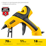 STAYER PRO 11, d 11 мм, 18 г/мин, электрический, пистолет термоклеевой, Professional (0681-20)