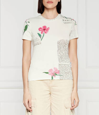 Футболка MIRNA Desigual - экрю(24SWTK10)